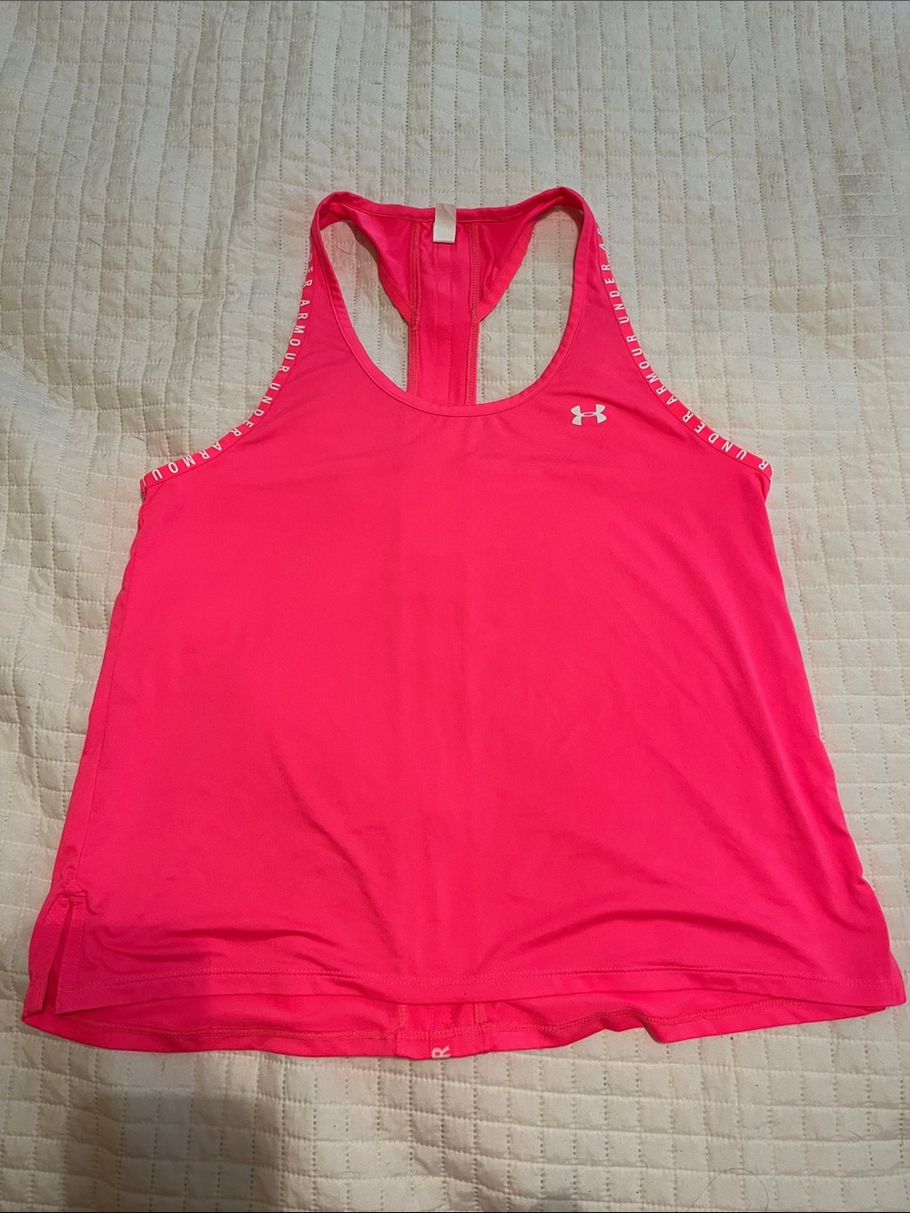 Under Armour Hot Pink Racerback Tank Top